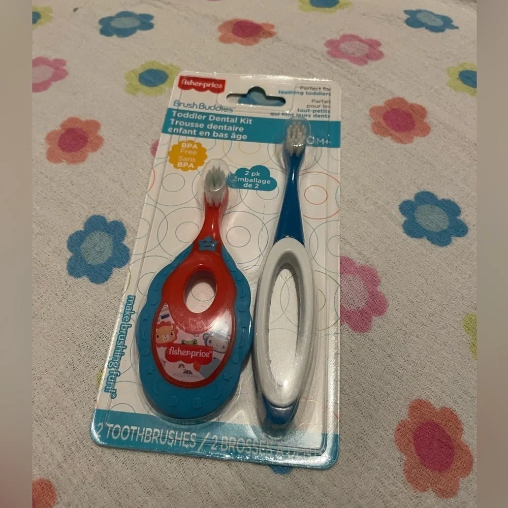 Fisher-Price Kids Dental Set - Red and Blue